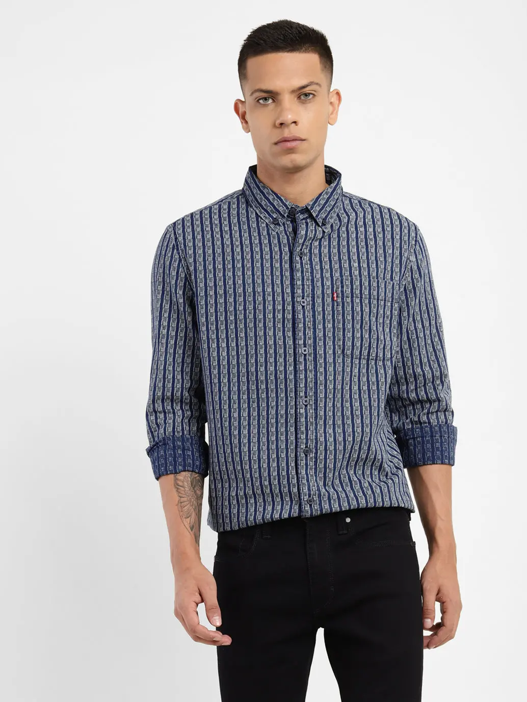 Men's All Over Printed Slim Fit Shirt 1