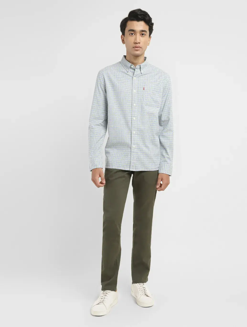 Men's Checkered Slim Fit Shirt 1