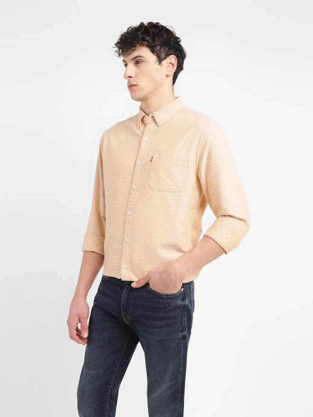 Men's Solid Slim Fit Shirt 1