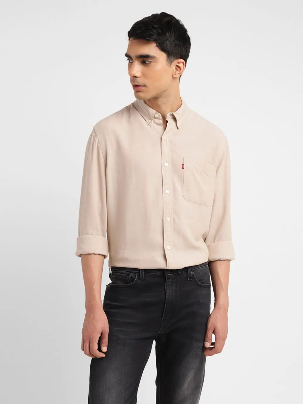 Men's Solid Slim Fit Shirt 1