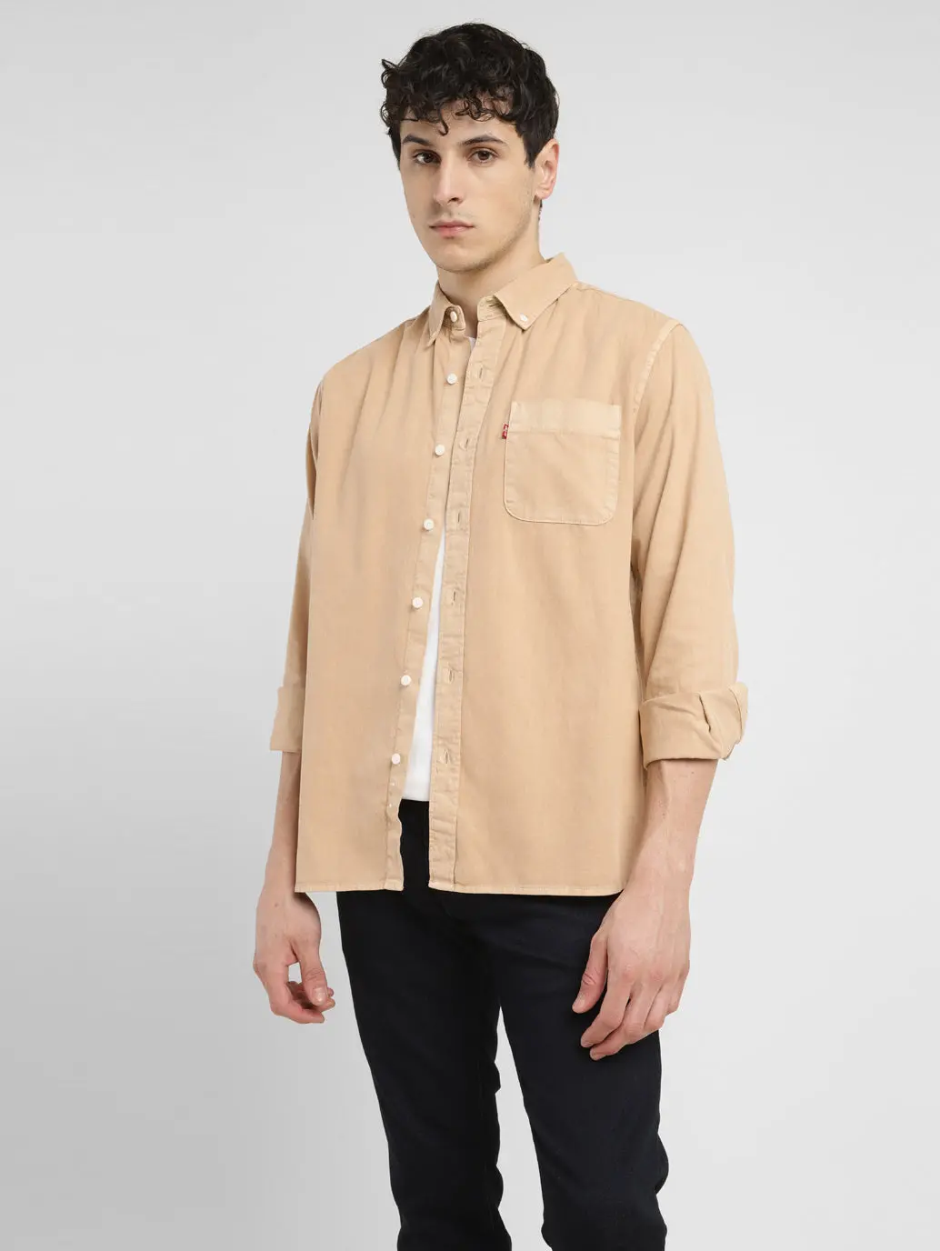 Men's Solid Slim Fit Shirt 1