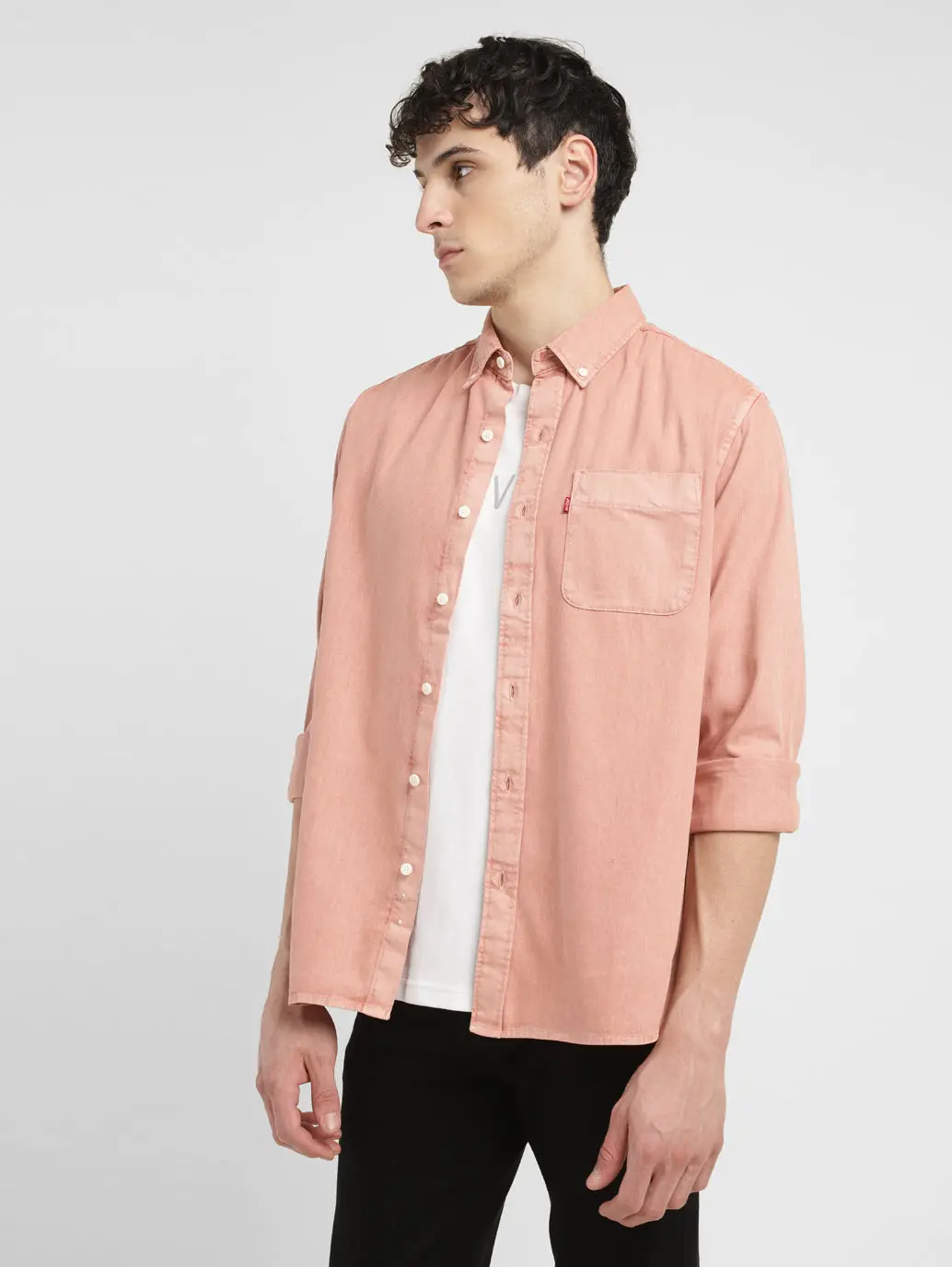 Men's Solid Slim Fit Shirt 1