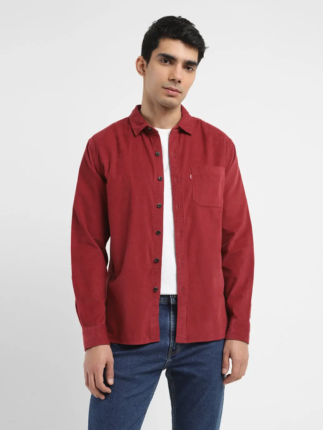 Men's Solid Slim Fit Shirt 1
