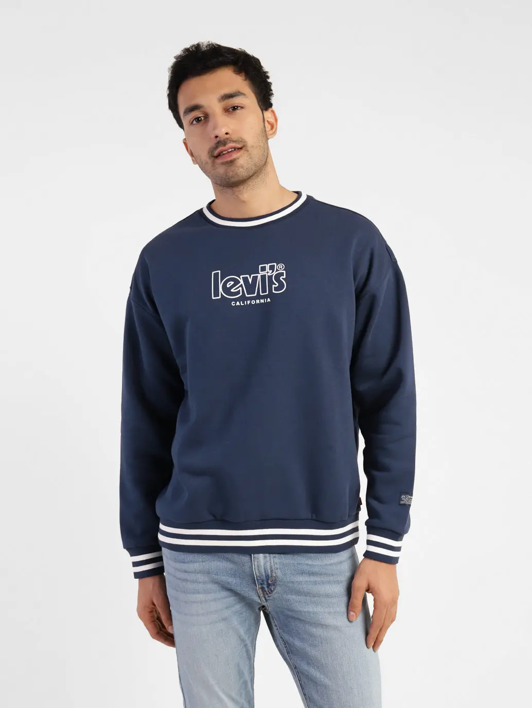 Men's Brand Logo Crew Neck Sweatshirt 1