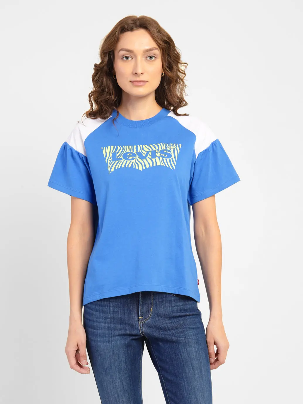 Women's Brand Logo Crew Neck T-Shirt 1