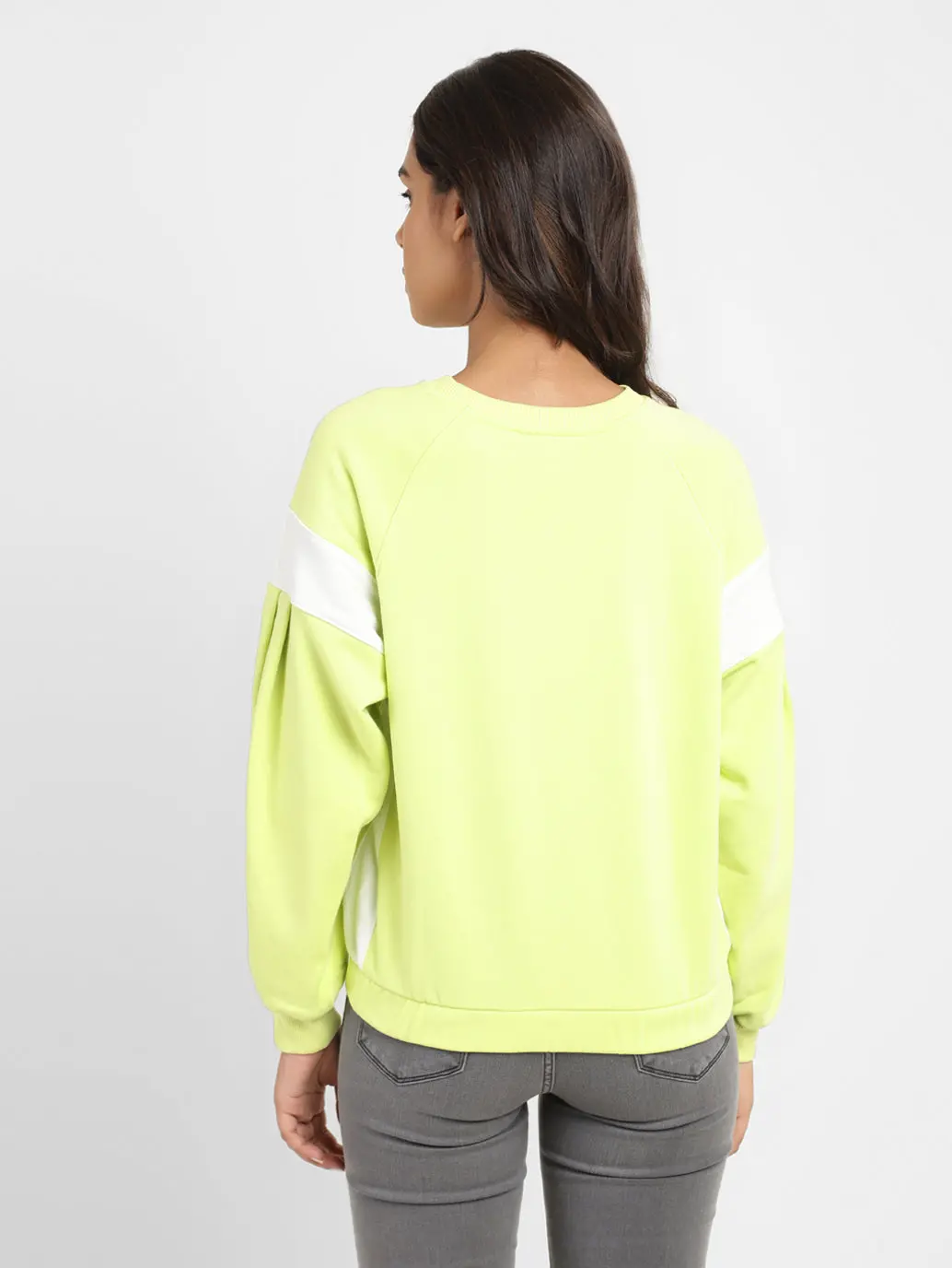 Women's Colorblock Round Neck Sweatshirt 3