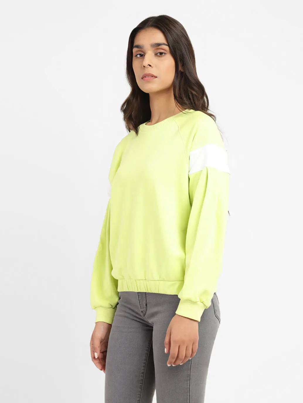 Women's Colorblock Round Neck Sweatshirt 4