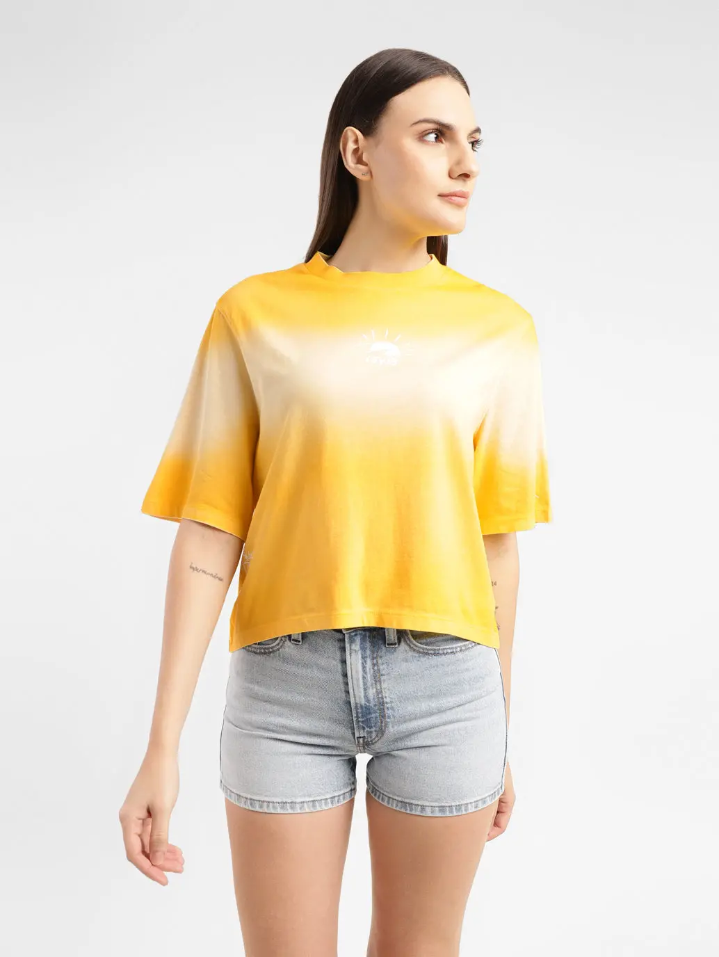 Women's Ombre Relaxed Fit T-Shirt 2