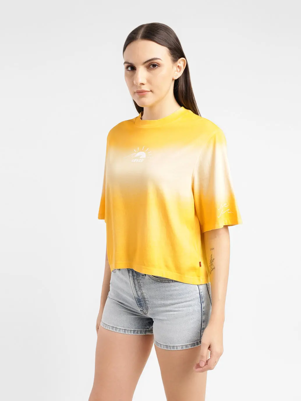 Women's Ombre Relaxed Fit T-Shirt 4