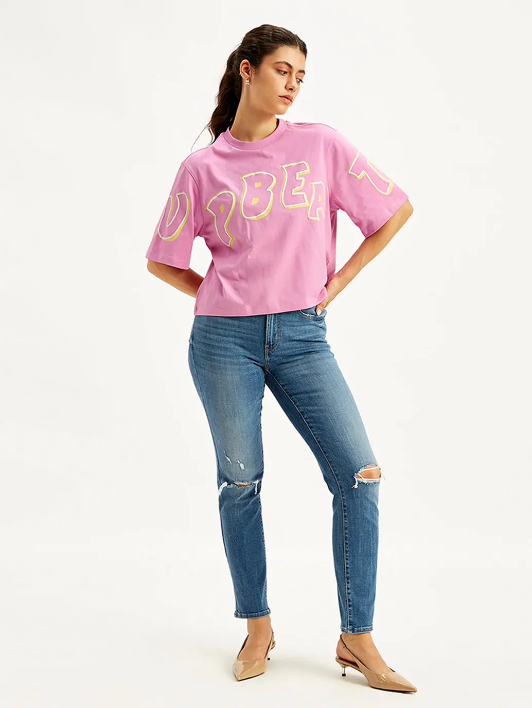 Women's Graphic Print Loose Fit T-Shirt 2
