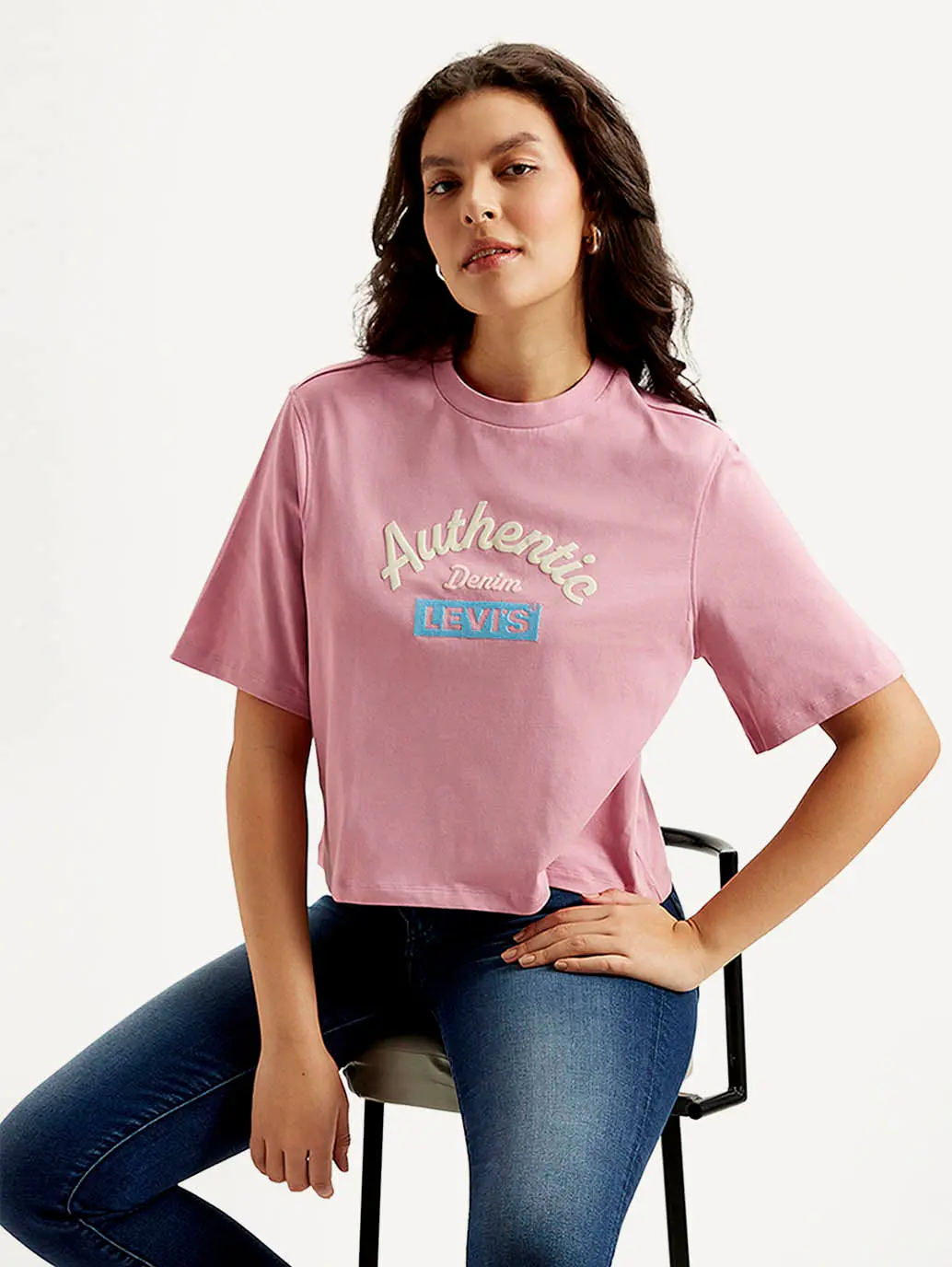 Women's Graphic Print Boxy T-Shirt 1
