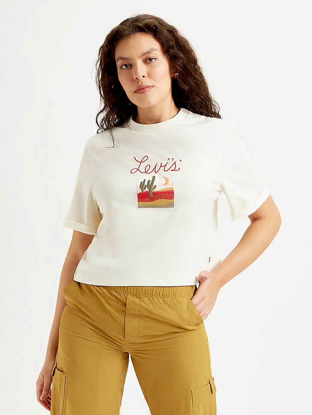 Women's Graphic Print Boxy T-Shirt 1