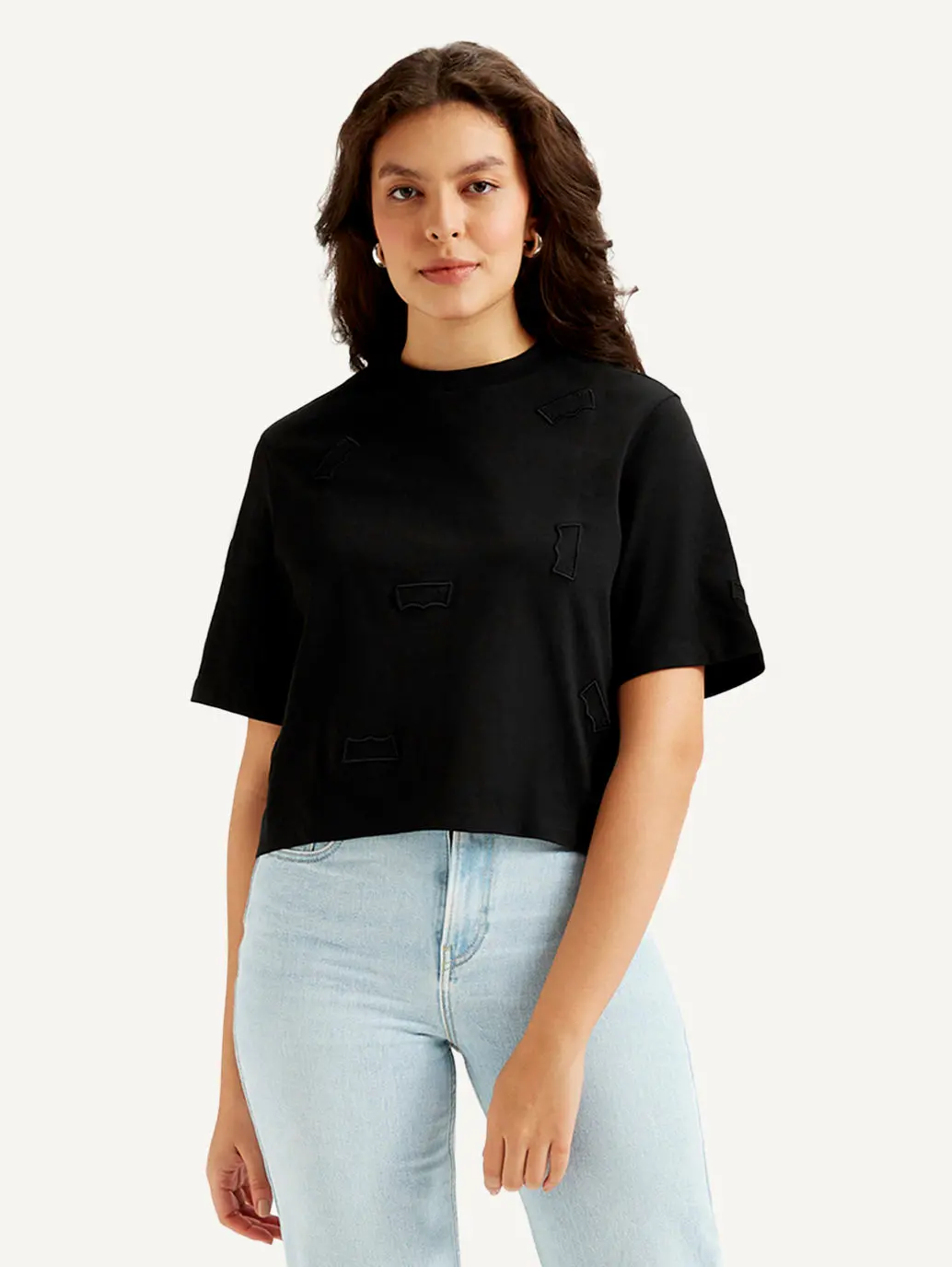 Women's Brand Logo Crew Neck T-Shirt 3