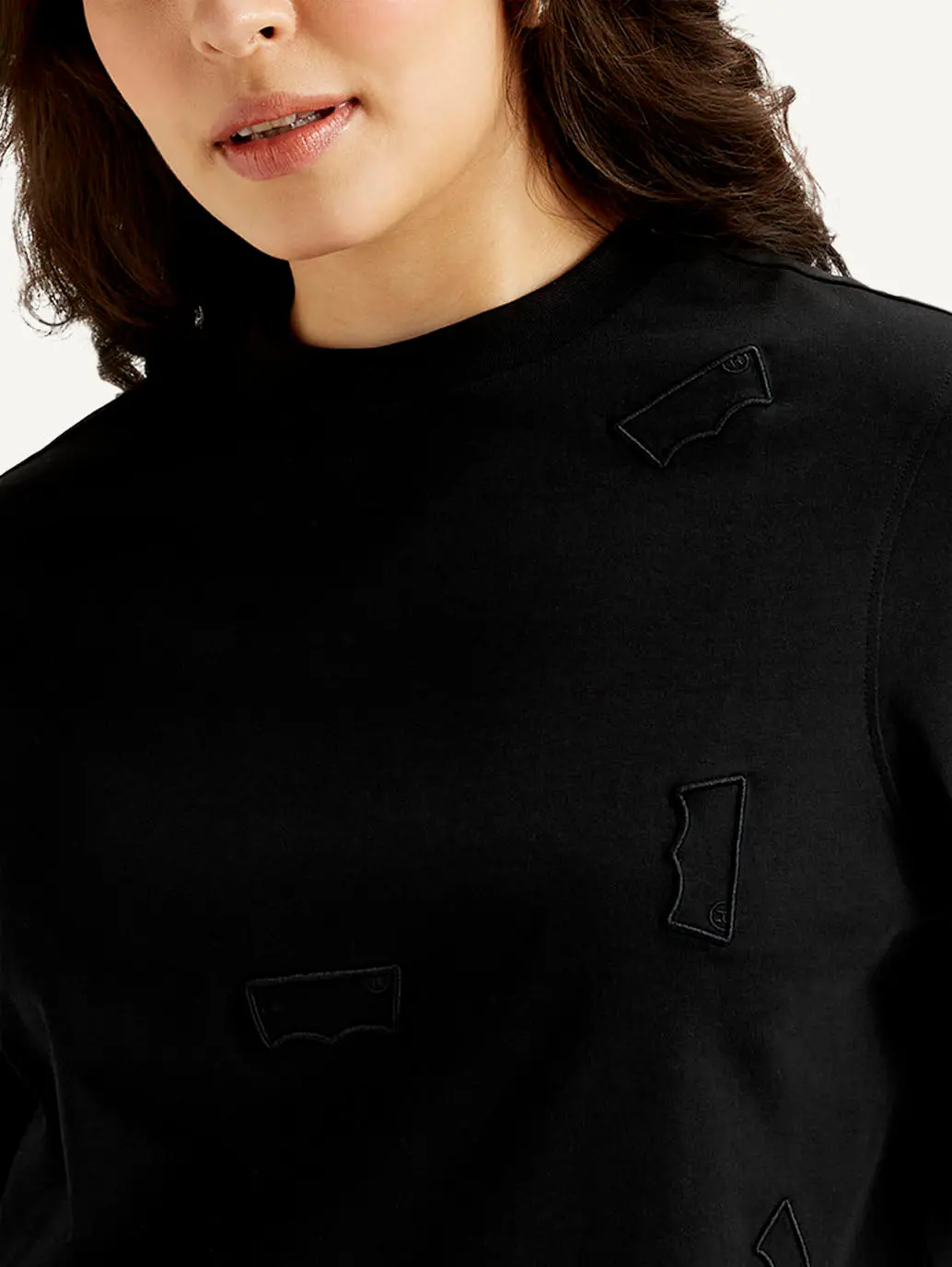 Women's Brand Logo Crew Neck T-Shirt 5