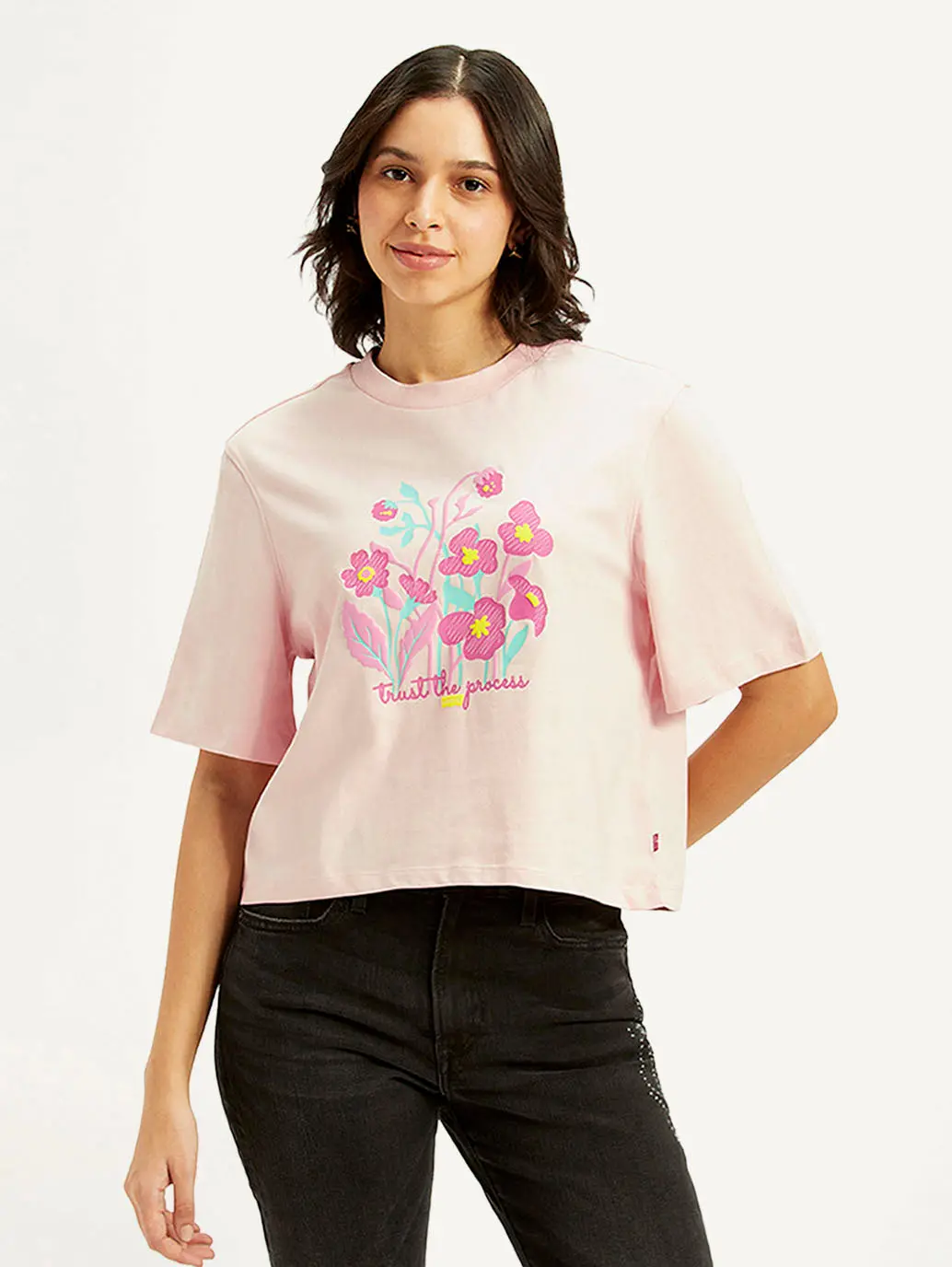Women's Printed Boxy Fit T-Shirt 1