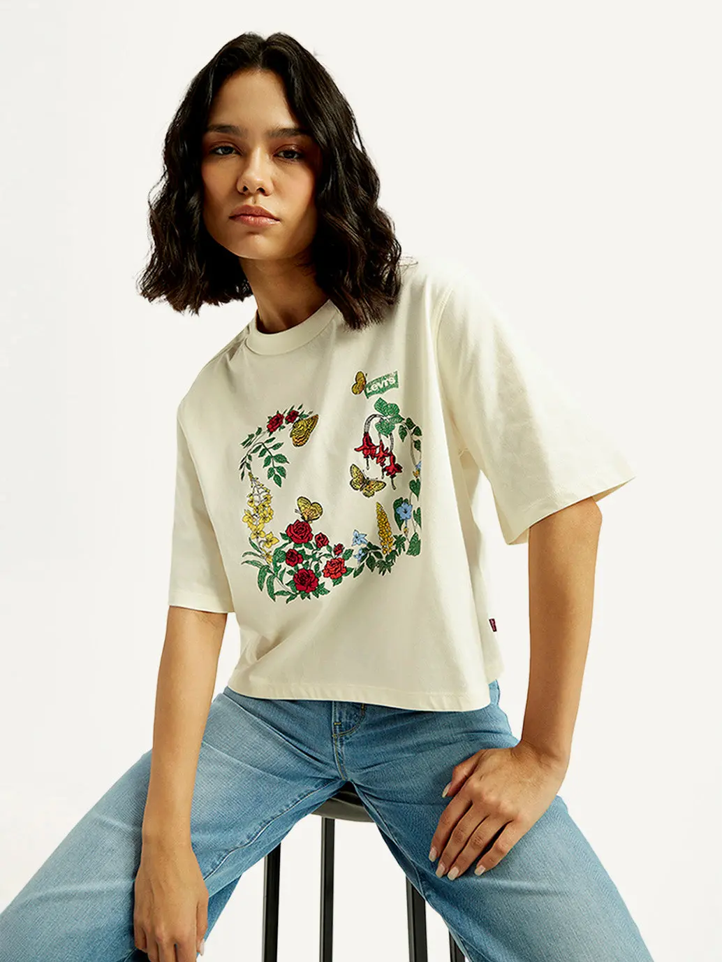 Women's Floral Relaxed Fit T-Shirt 1