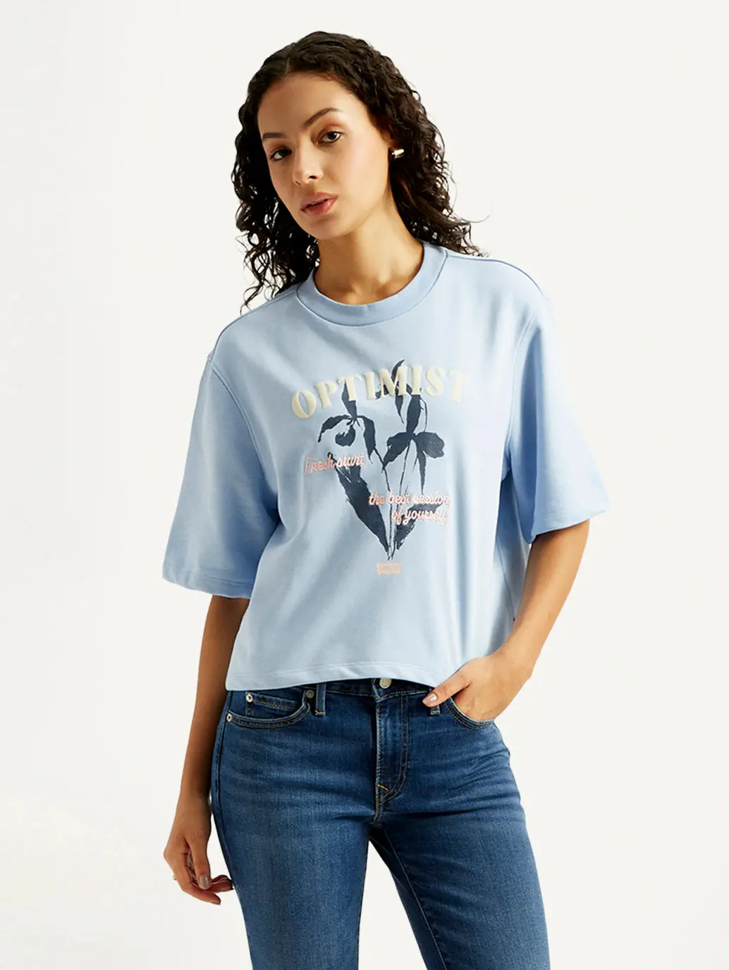 Women's Graphic Print Boxy T-Shirt 1