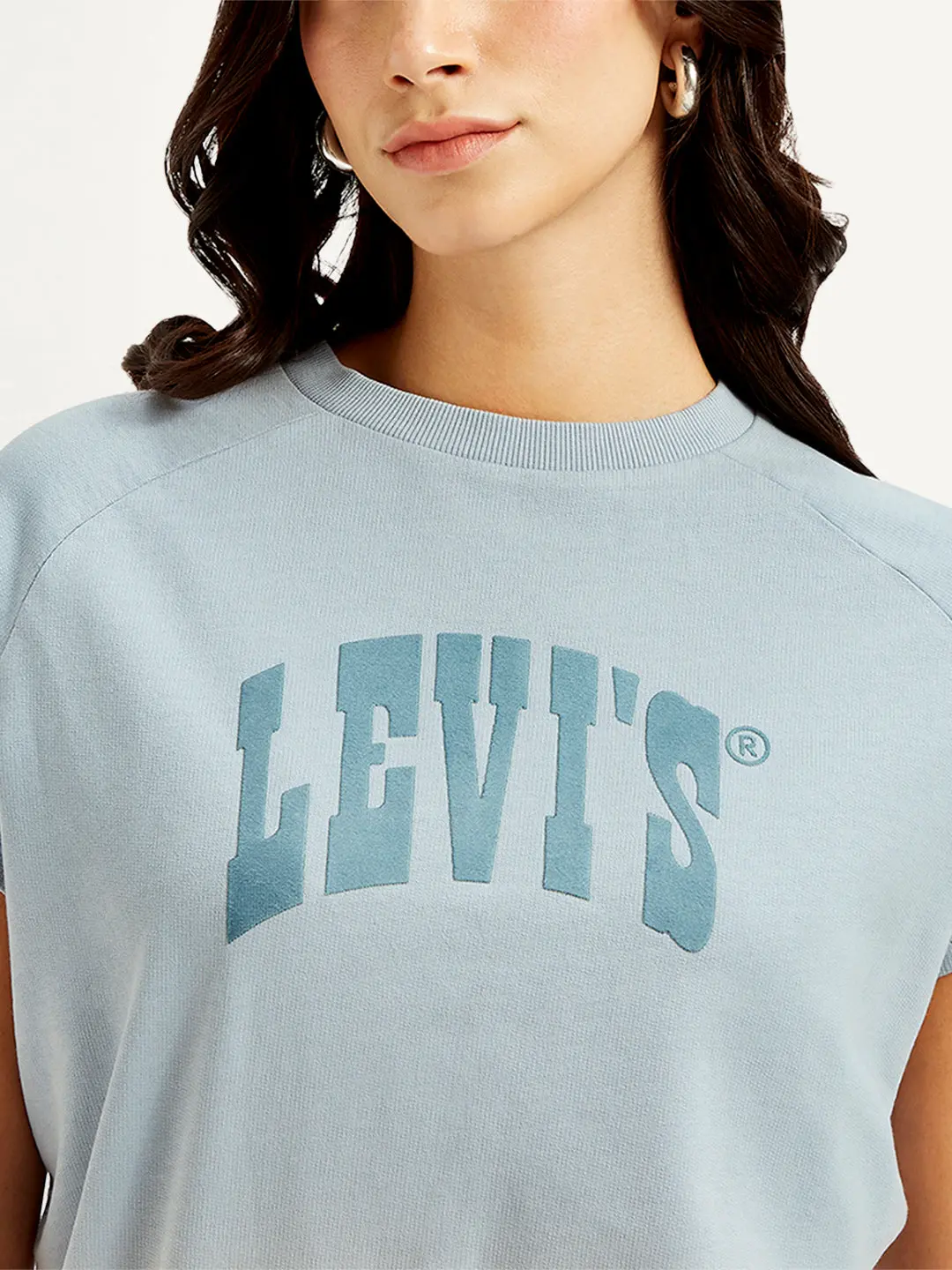 Women's Brand Logo Crew Neck Top 5