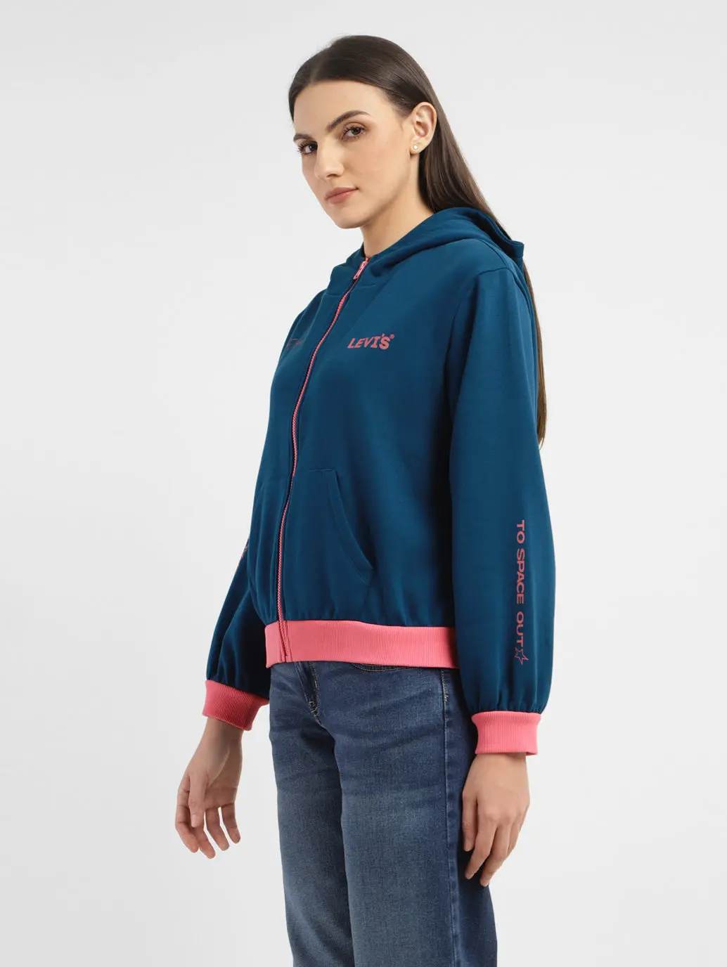 Women's Printed Hooded Sweatshirt 4