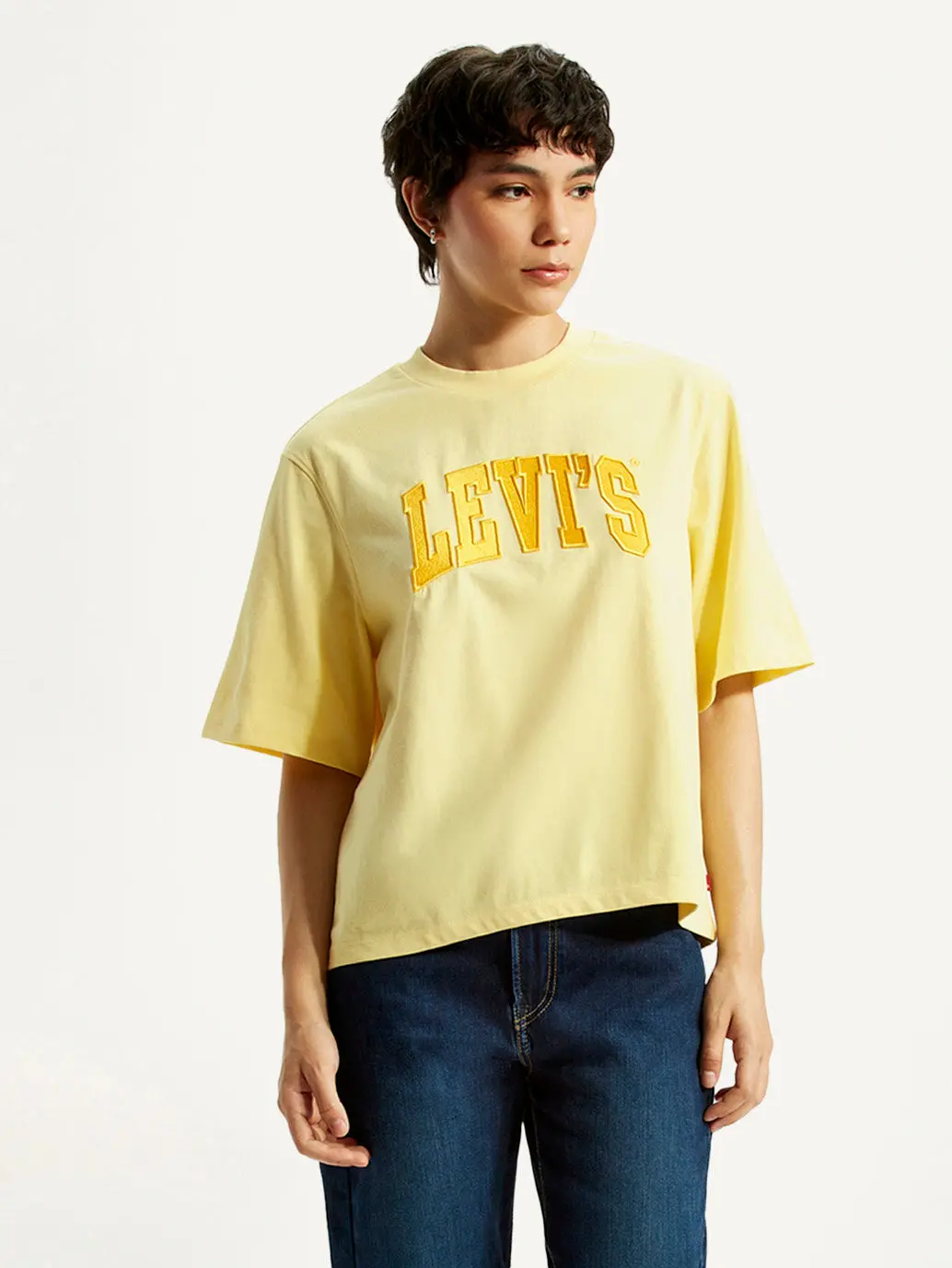 Women's Typography Relaxed Fit T-Shirt 1