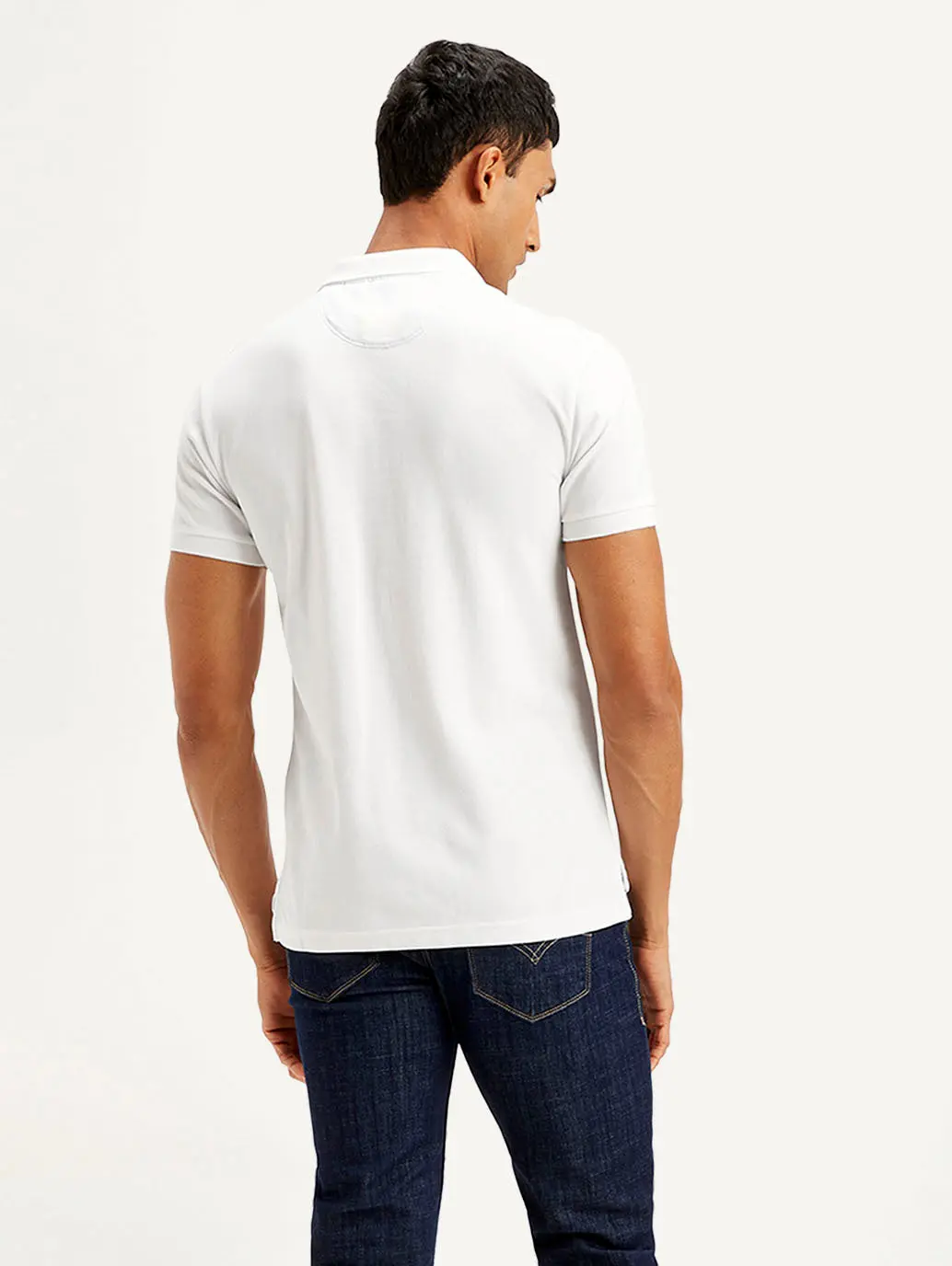 Men's Solid Slim Fit Polo T-Shirt 3