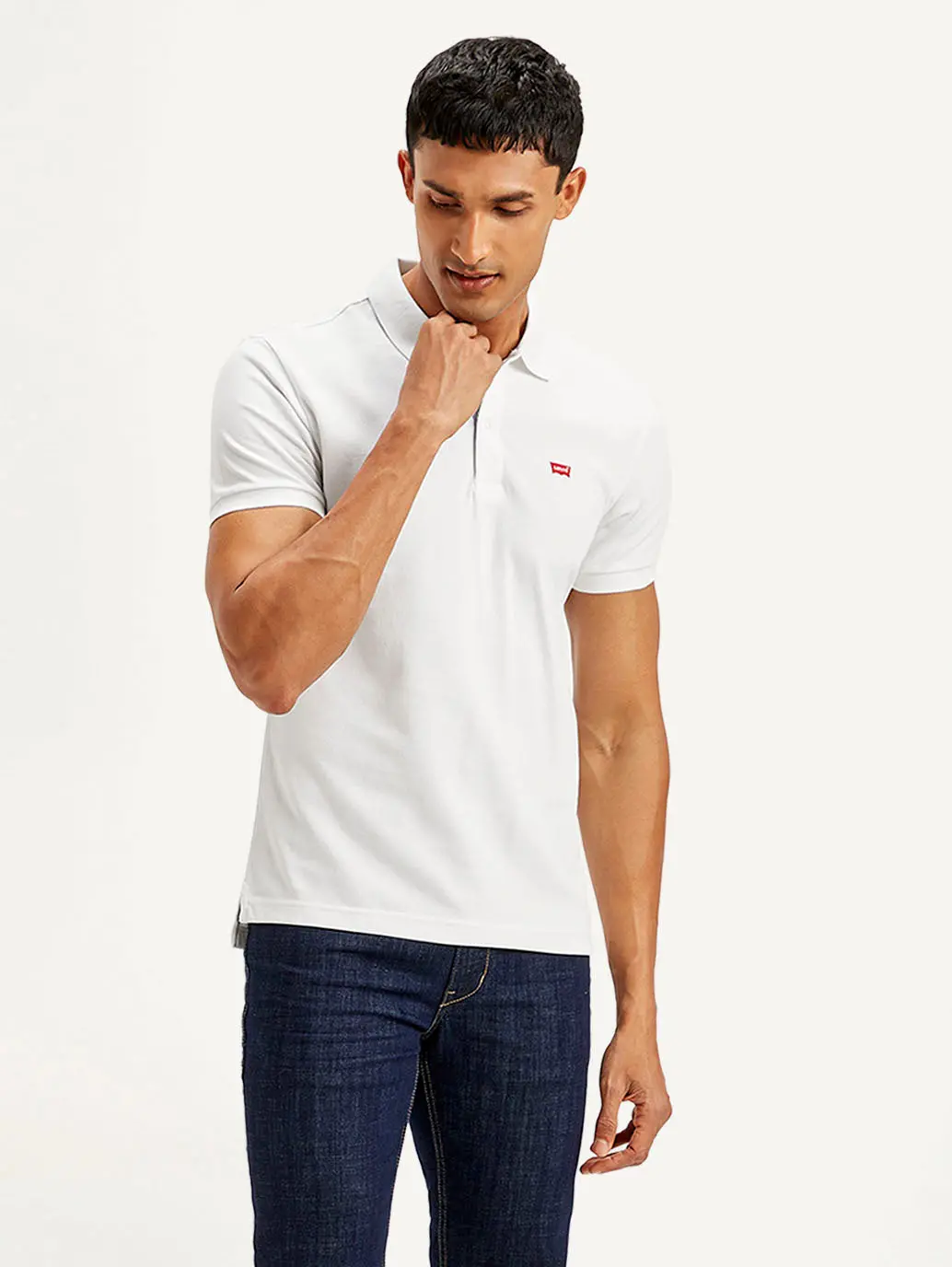 Men's Solid Slim Fit Polo T-Shirt 5