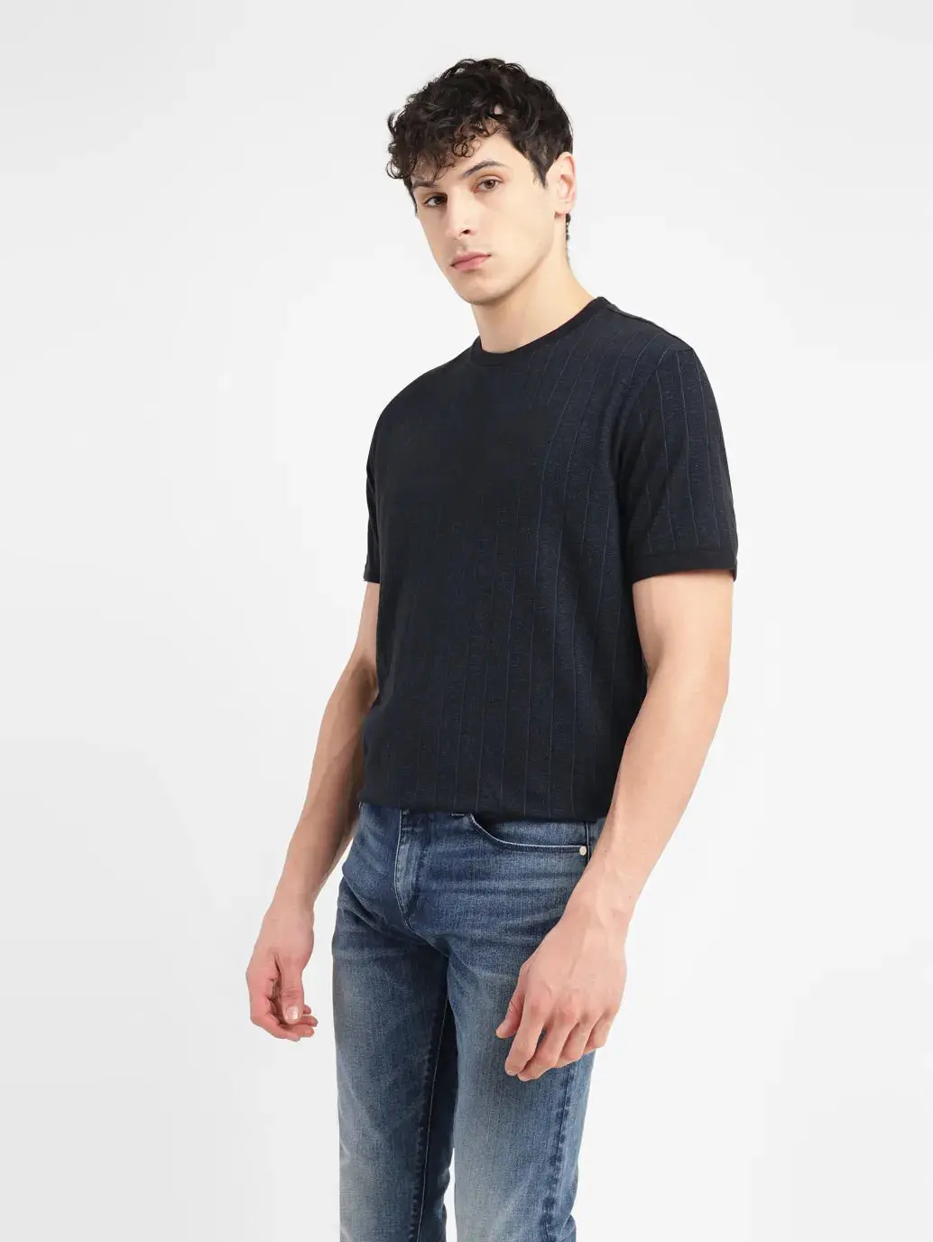 Men's Brand Logo Slim Fit T-Shirt 1