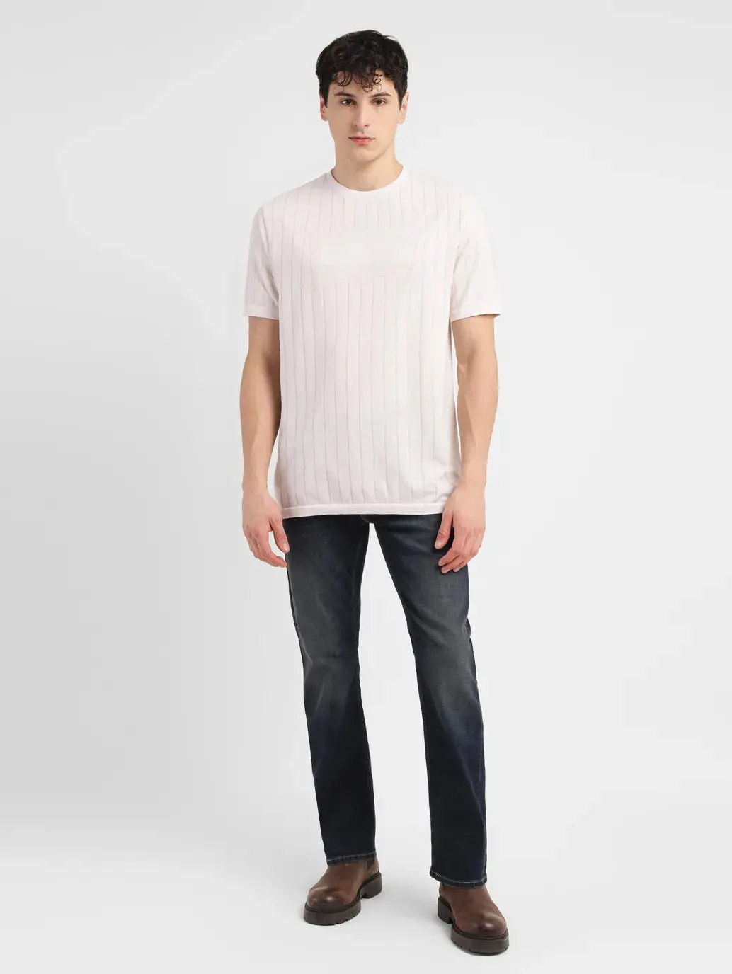 Men's Brand Logo Slim Fit T-Shirt 1