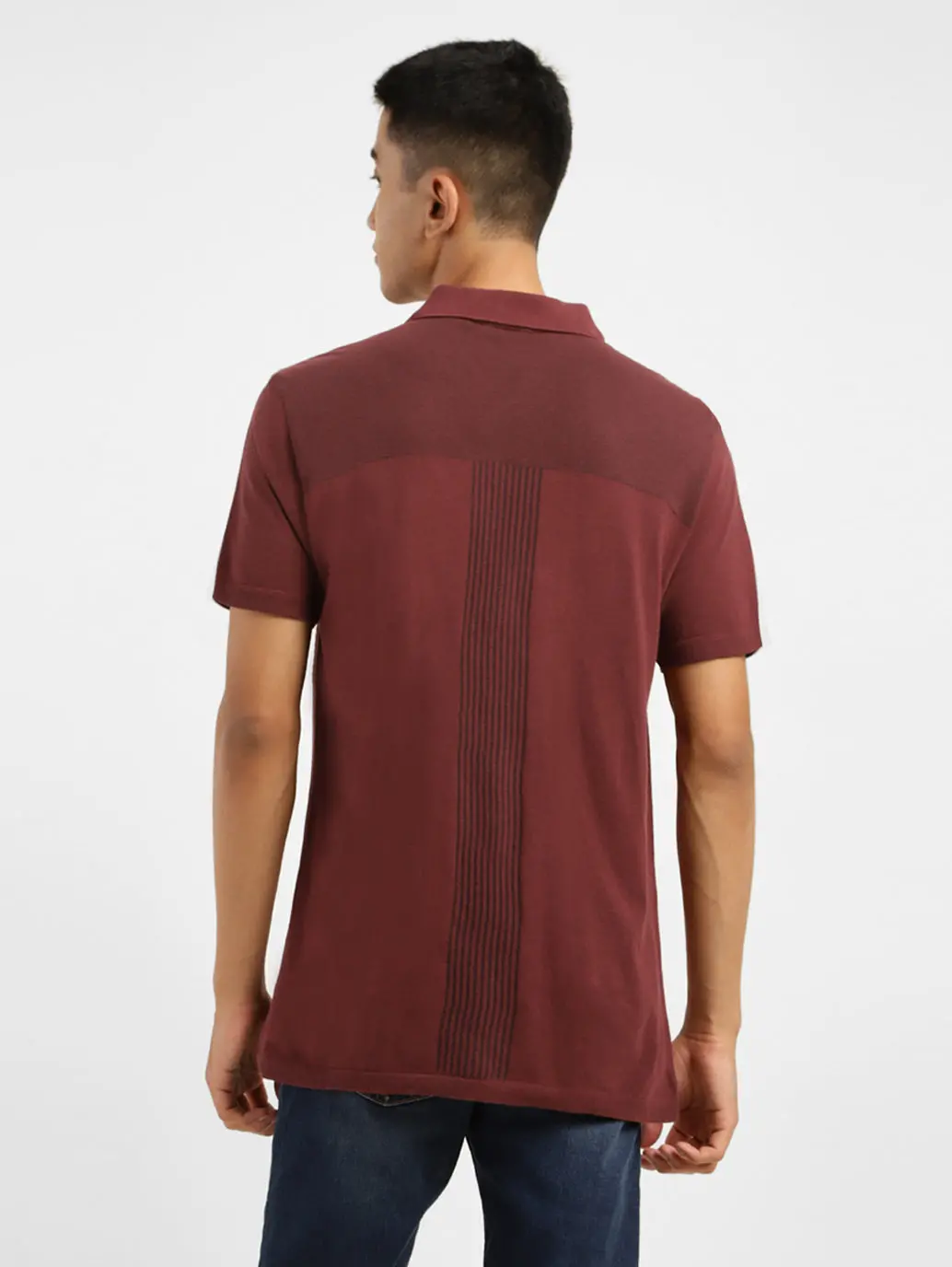 Men's Solid Polo T-Shirt 3