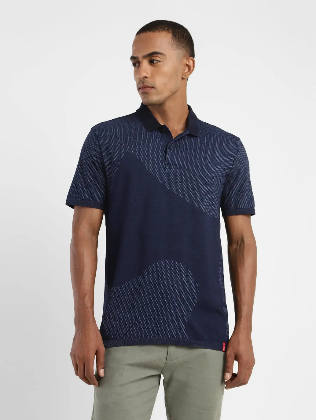 Men's Printed Polo Collar T-Shirt 1