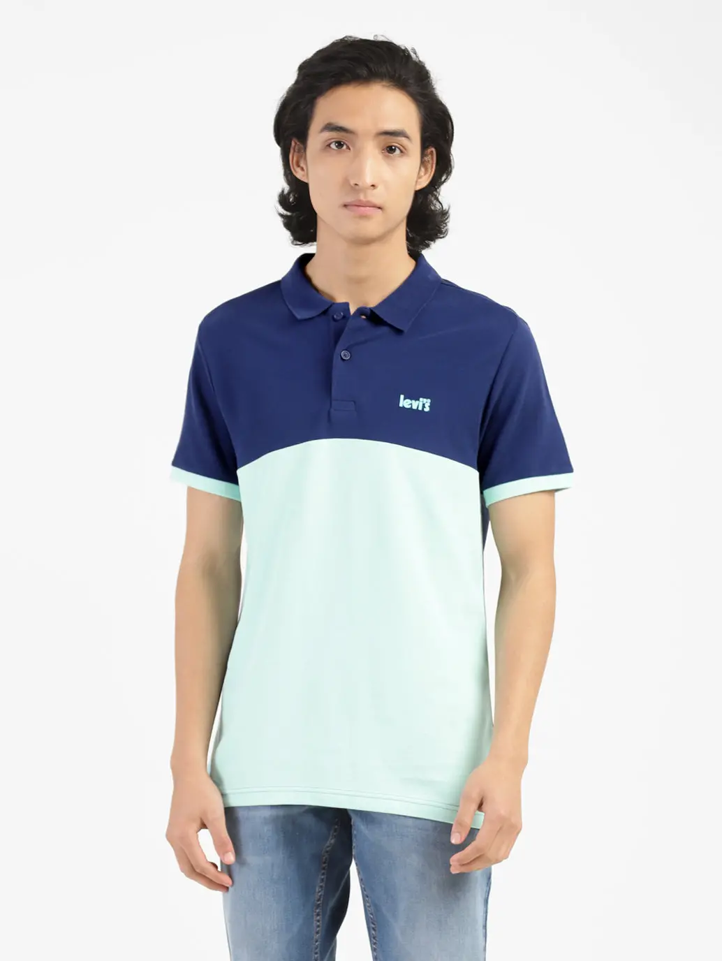Men's Colorblock Polo T-Shirt 2