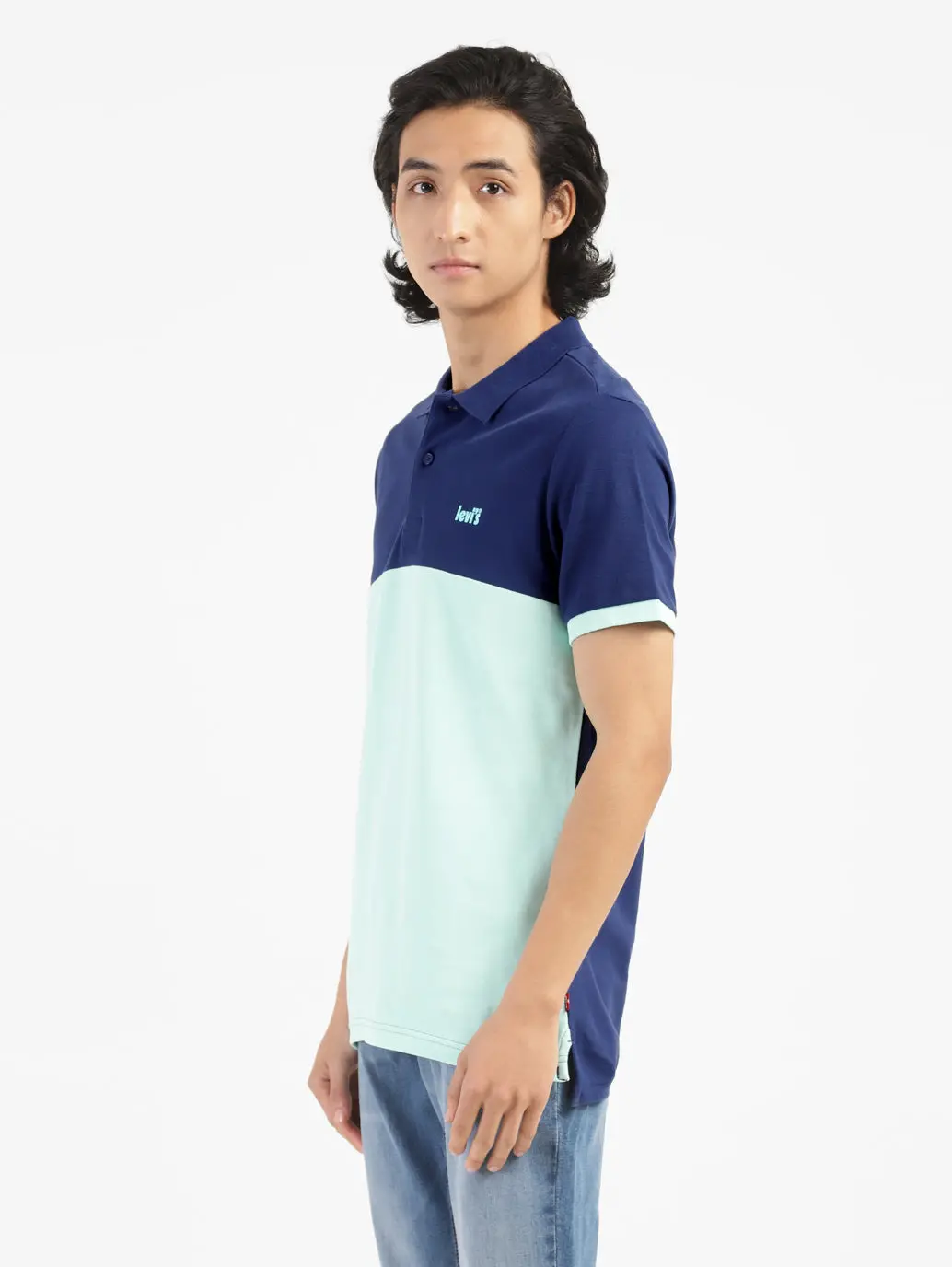 Men's Colorblock Polo T-Shirt 4