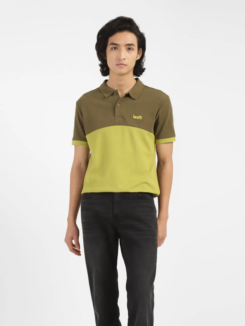 Men's Colorblock Polo T-Shirt 1