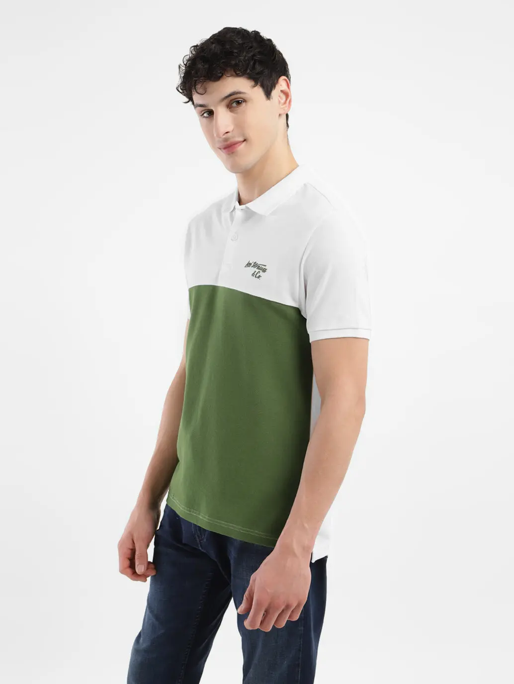 Men's Colorblock Polo T-Shirt 4