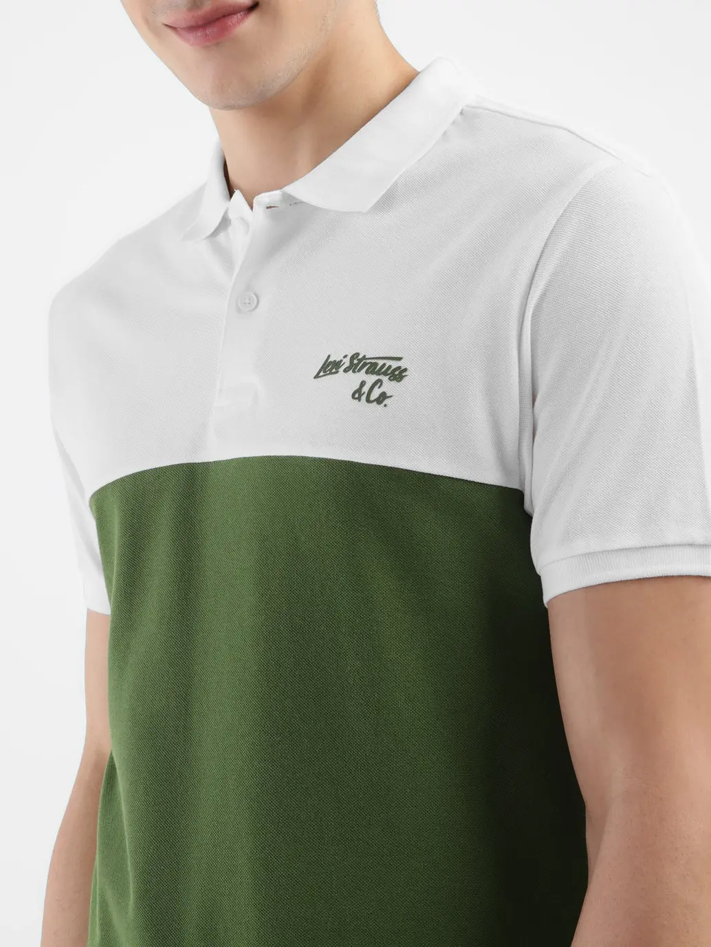 Men's Colorblock Polo T-Shirt 5