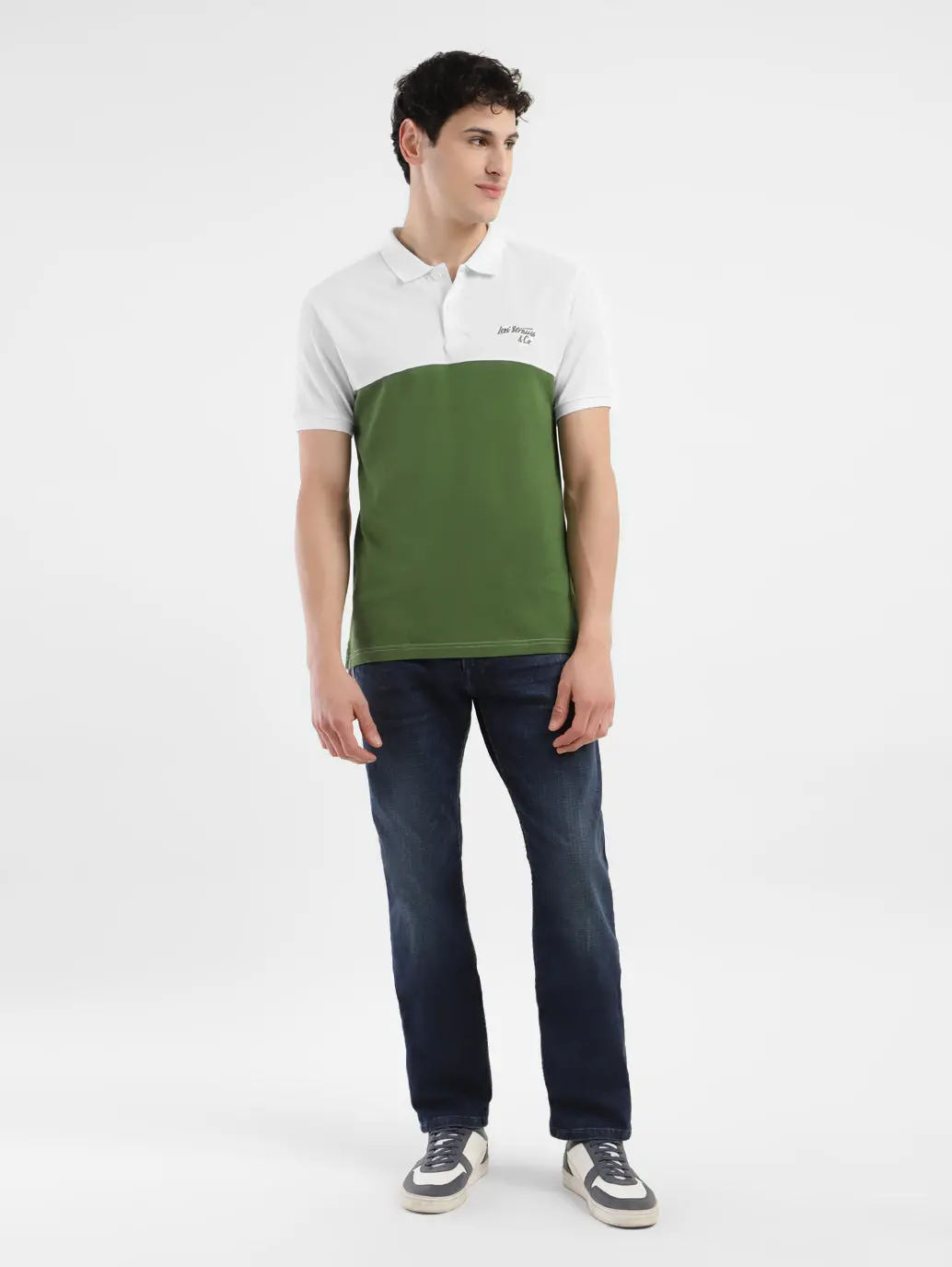Men's Colorblock Polo T-Shirt 6