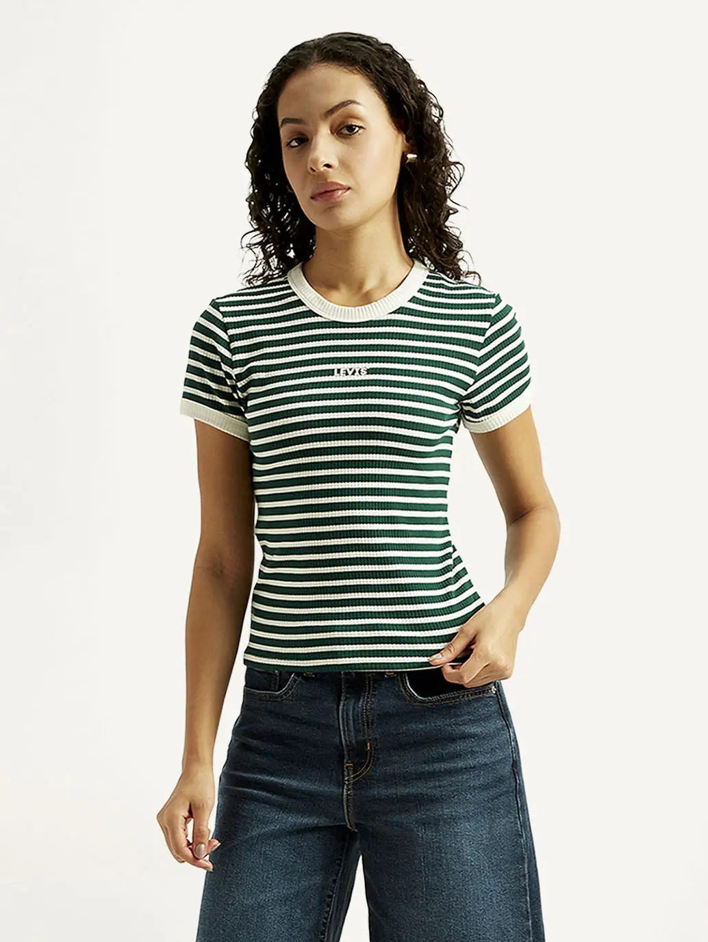 Women's Striped Slim Fit T-Shirt 1