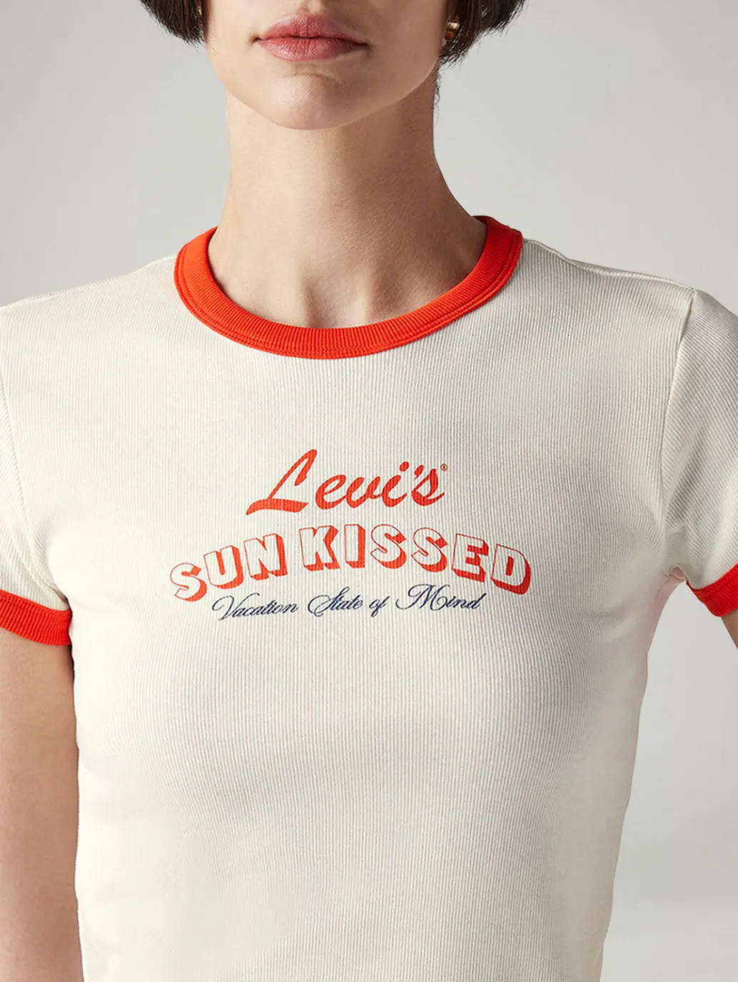 Women's Typography Printed Slim Fit T-Shirt 4