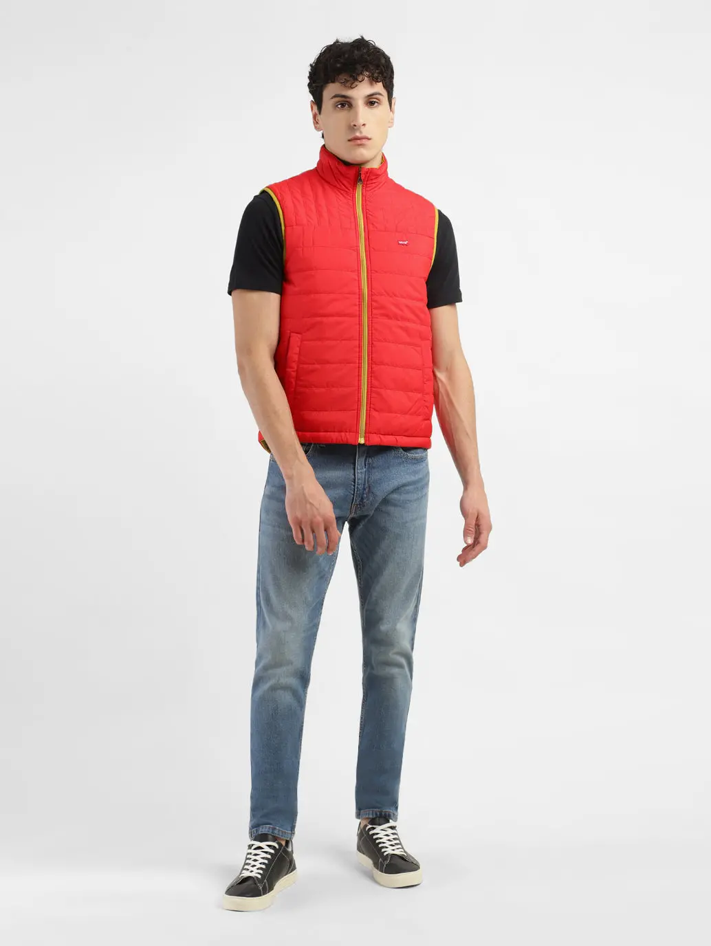 Men's Solid Reversible Padded Jacket 1