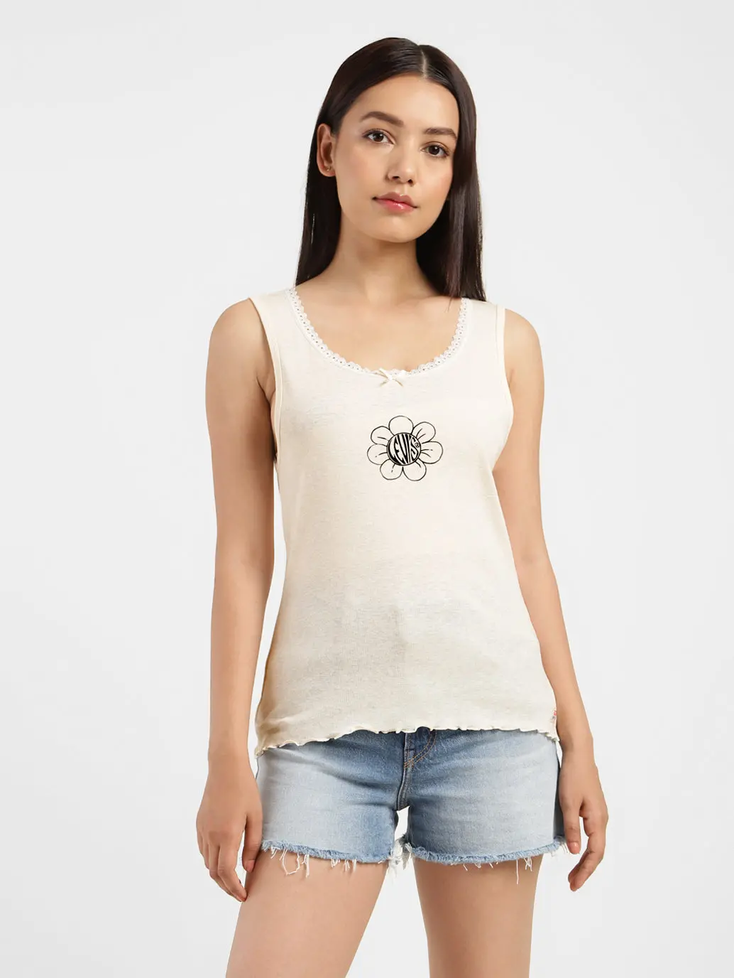 Women's Floral Scoop Neck T-Shirt 1