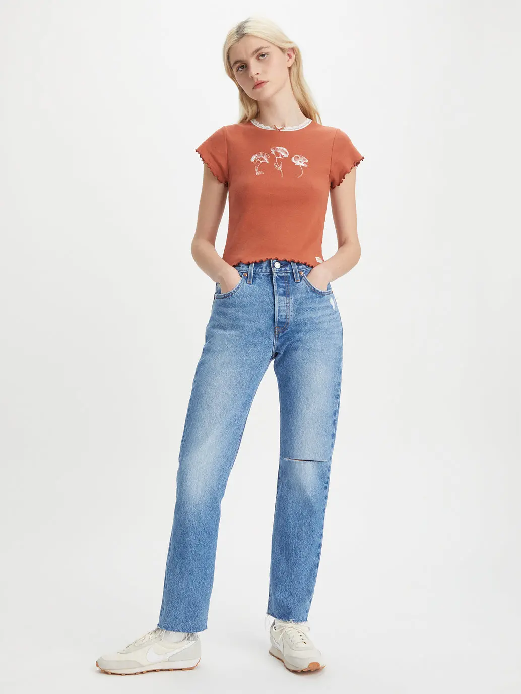 Women's Graphic Dry Goods Short Sleeve Top 1