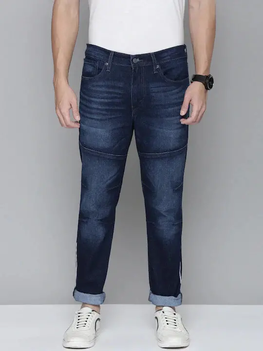 Men's 511 Blue Slim Fit Mid Rise Jeans 1