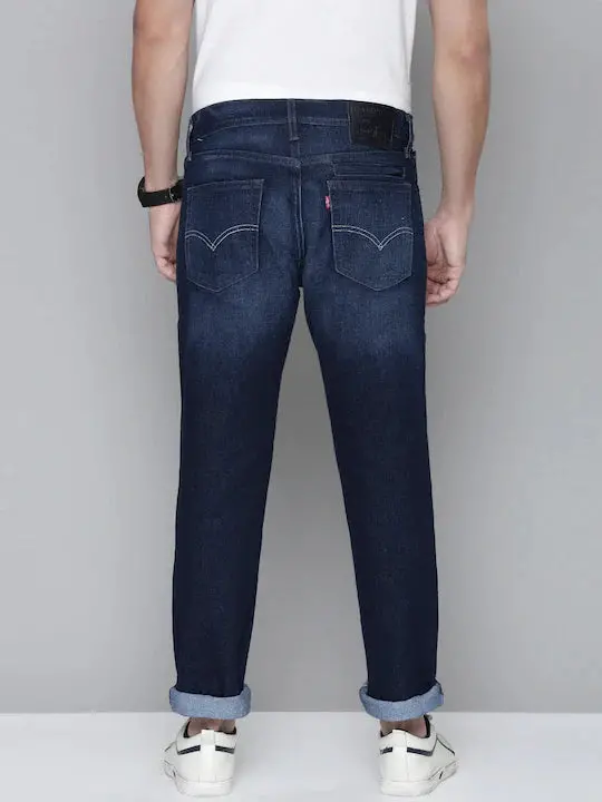 Men's 511 Blue Slim Fit Mid Rise Jeans 2