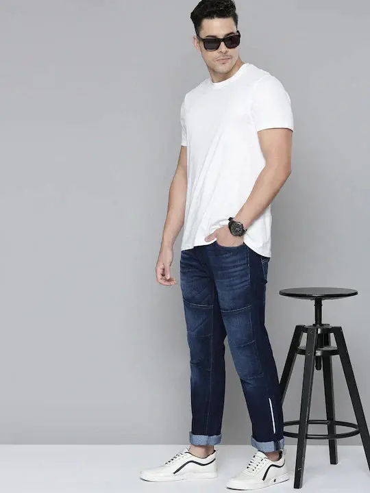 Men's 511 Blue Slim Fit Mid Rise Jeans 5