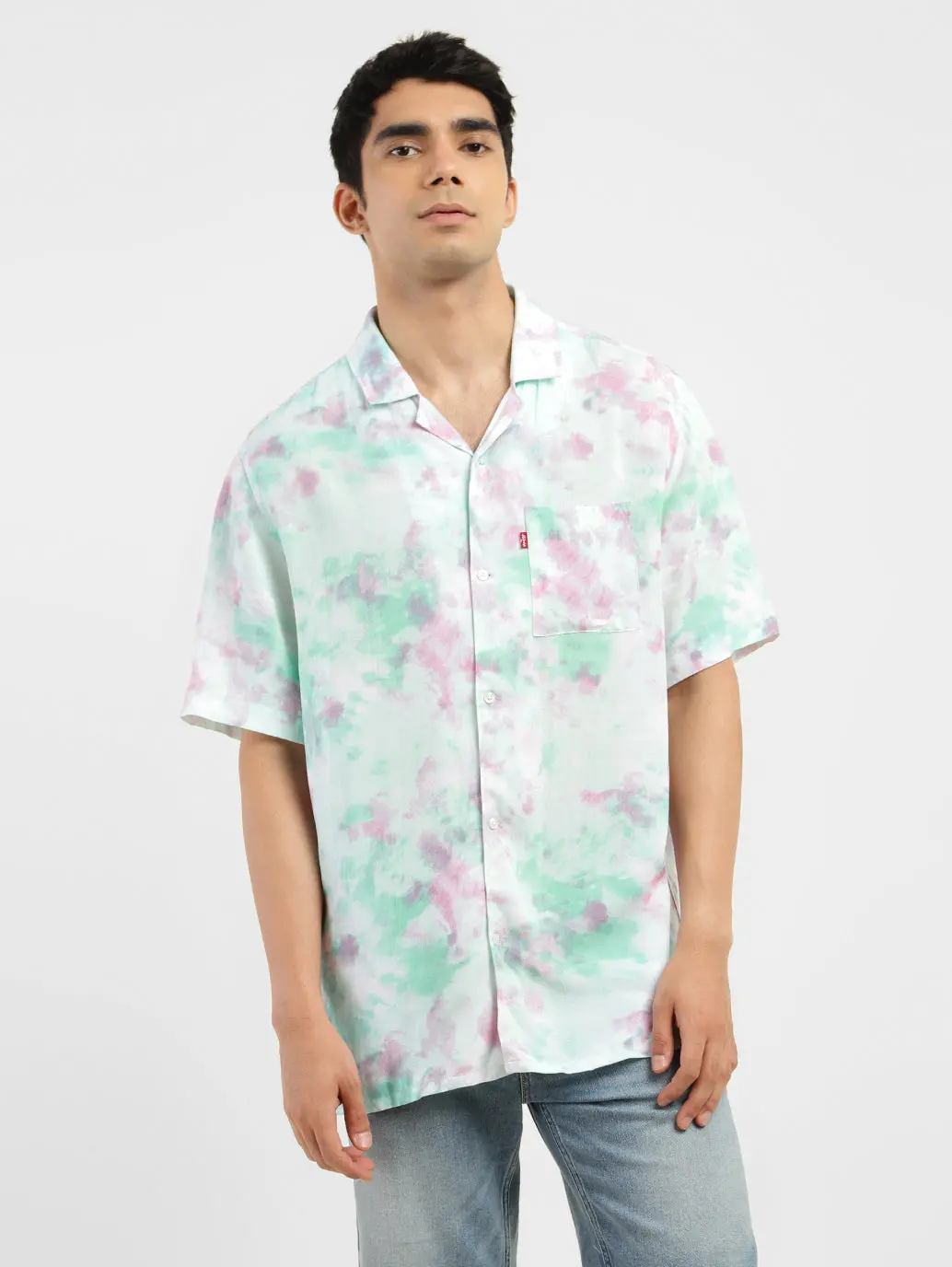 Men's Tie - Dye Regular Fit Shirt 1