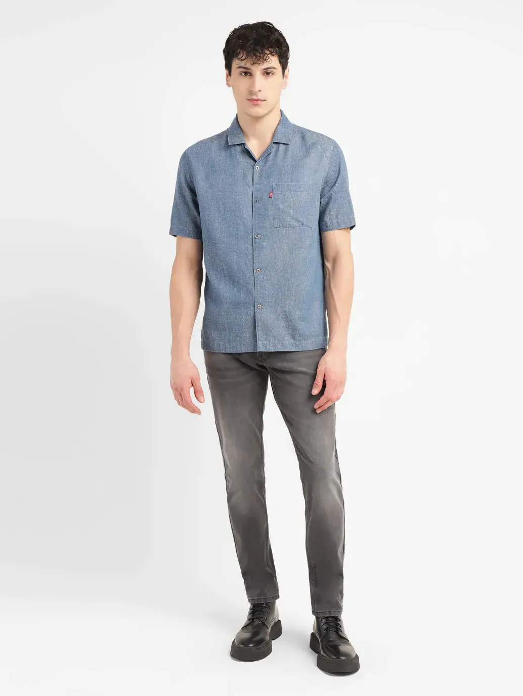Men's Solid Regular Fit Shirt 1