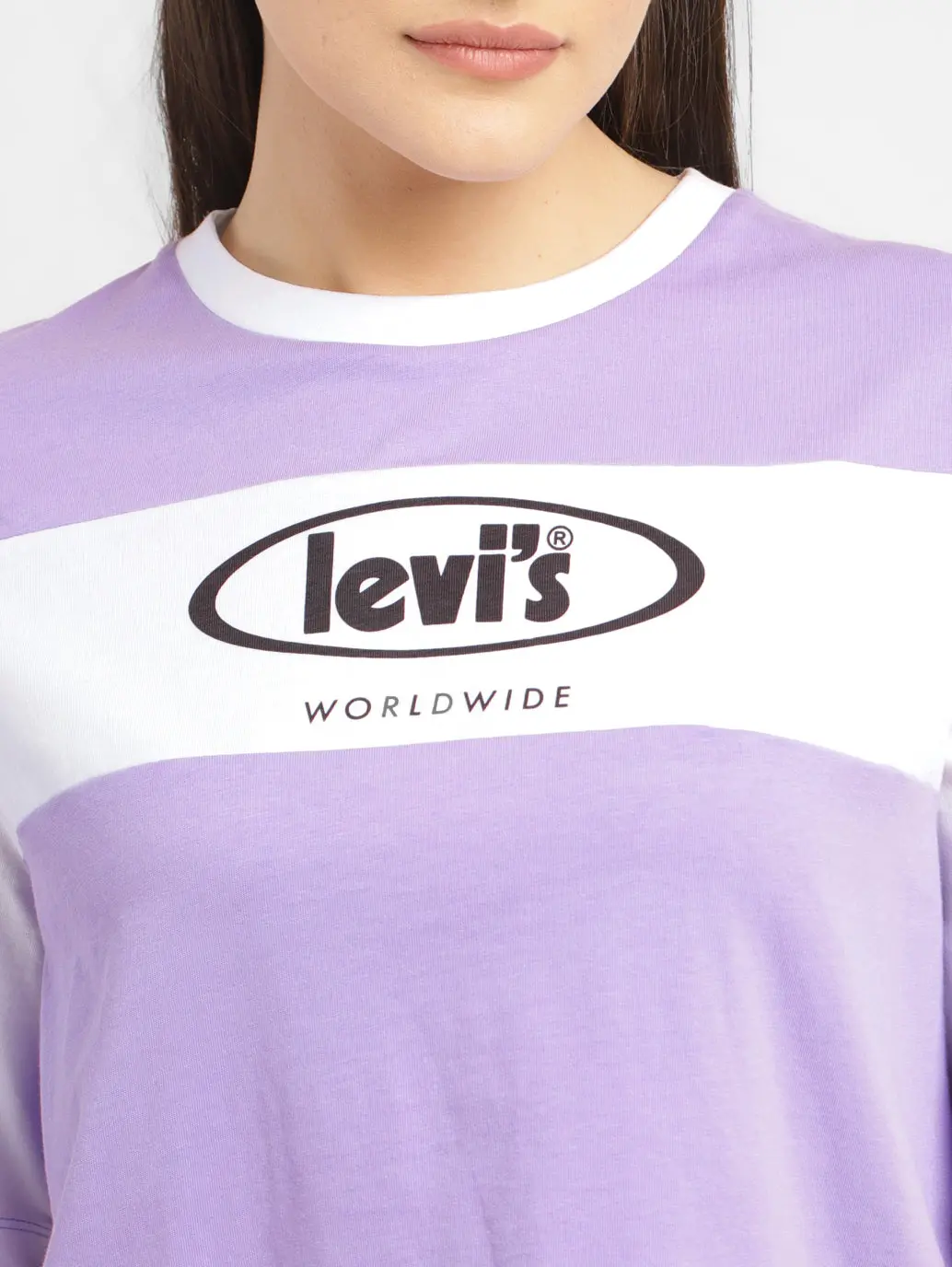 Women's Brand Logo Slim Fit T-Shirt 5