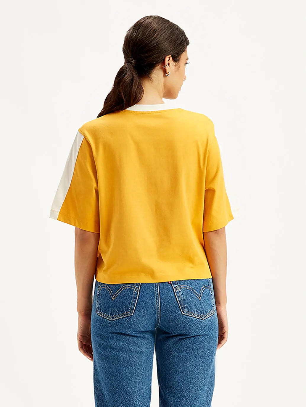 Women's Brand Logo Loose Fit T-Shirt 5