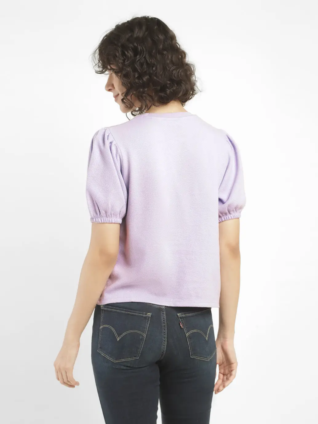 Women's Self Design Round Neck Top 2