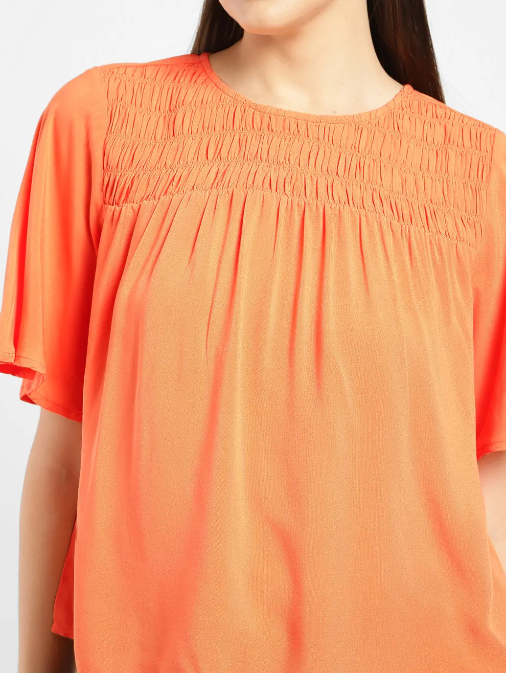 Women's Solid Round Neck Top 5